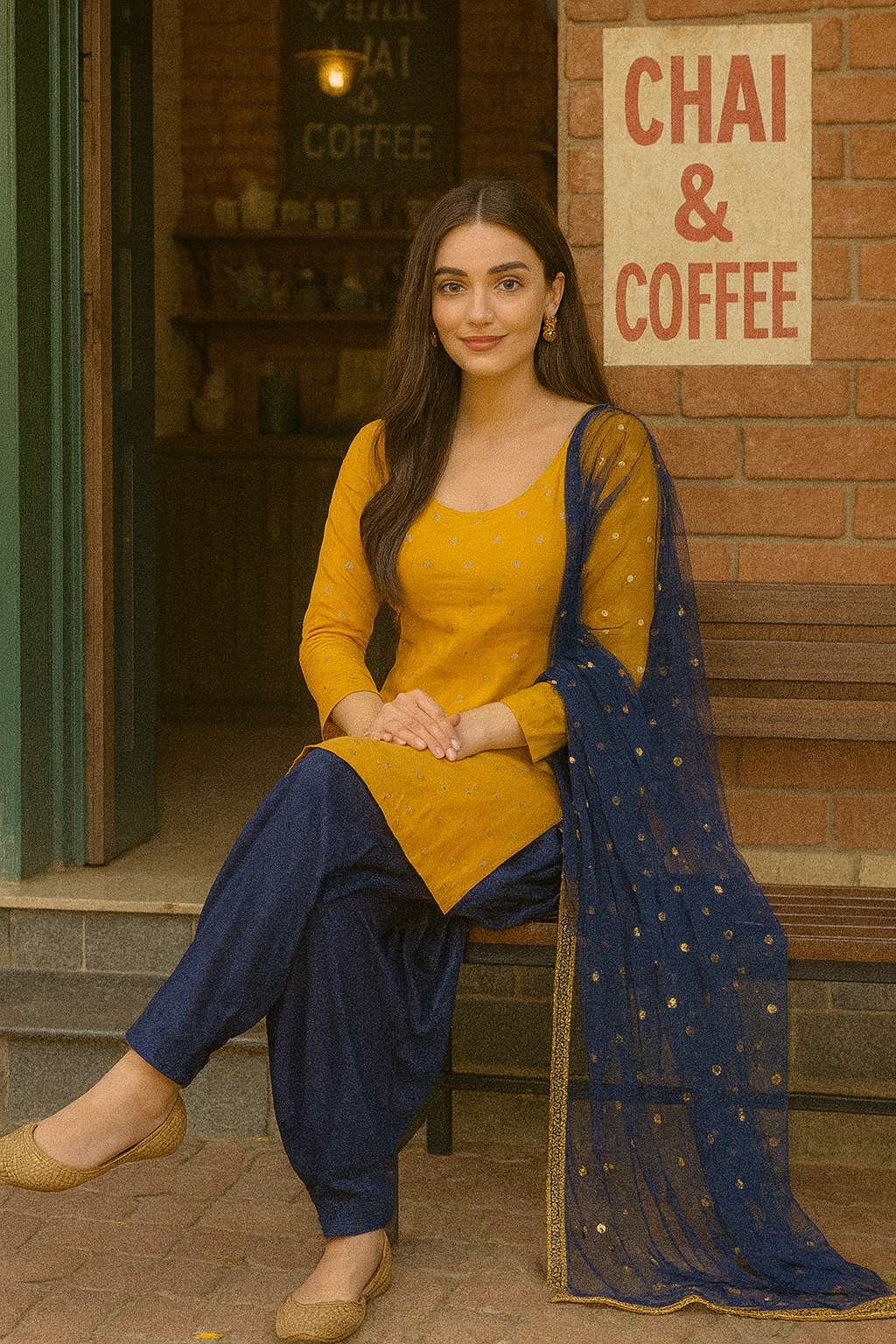 Sunshine Royale Embroidered Suit Set