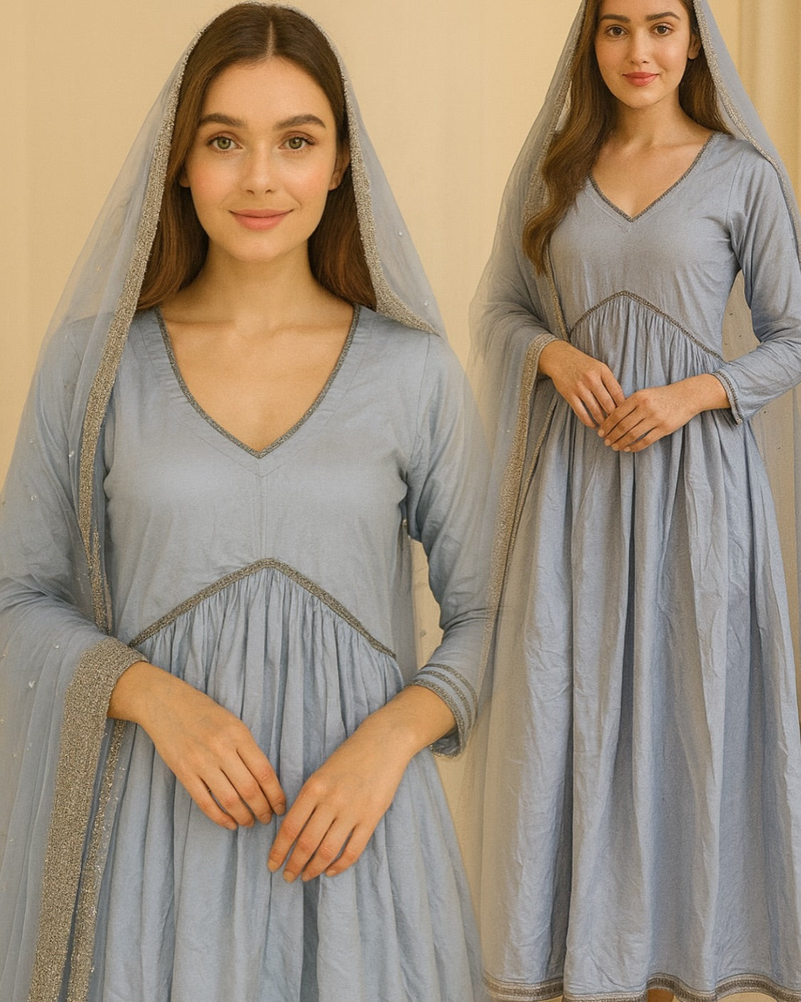 Powder Blue Suit Set