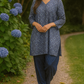 Printed Kurta with Farsi Satin Salwar