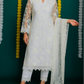 Ivory Elegance Embroidered Suit Set