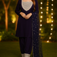 Midnight Charm Embroidered Suit Set
