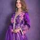 Royal Orchid Silk Embroidered Suit Set