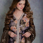 Mocha Bloom Embroidered Silk Set