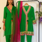Emerald Grace Anarkali Suit Set