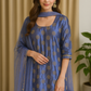 Midnight Charm Zari Suit Set