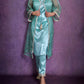 Mint Dream Organza Suit Set