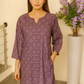 Printed Kurta with Farsi Satin Salwar
