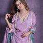 Lavender Organza Elegance Suit Set