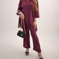 Wine Luxe Co-Ord Set