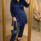 Midnight Satin Co-Ord Set