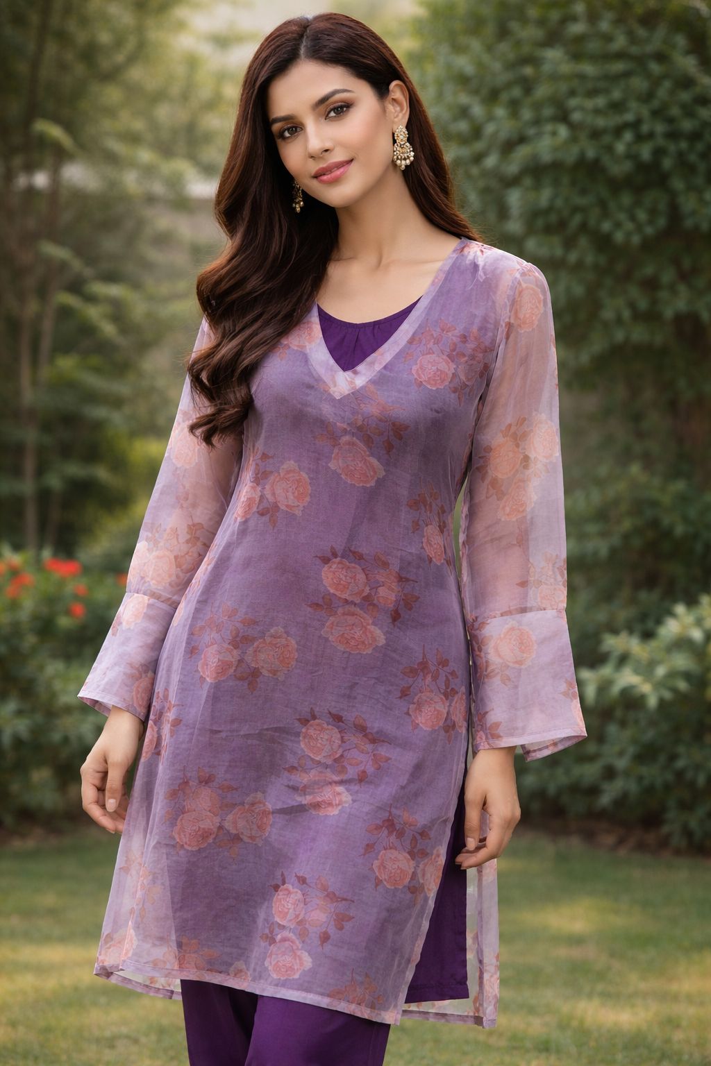 Rose Mist Floral Co-ord set
