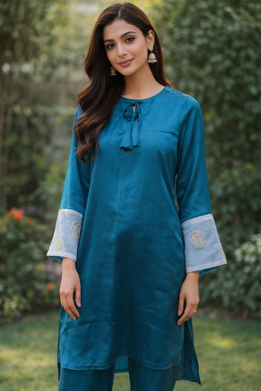 Teal Elegance Co-ord set