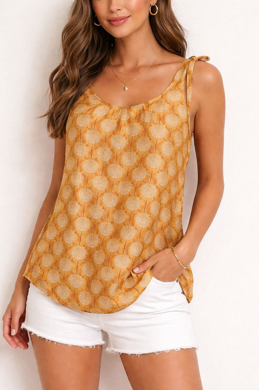 Golden Glow Summer Kurti