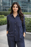 Navy Pinstripe Co-ord set