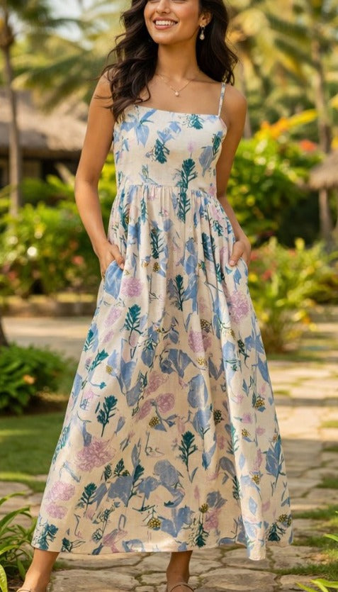 Printed Maxi dress