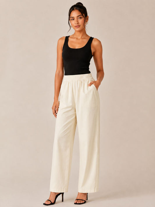 Off- White & White  Pant