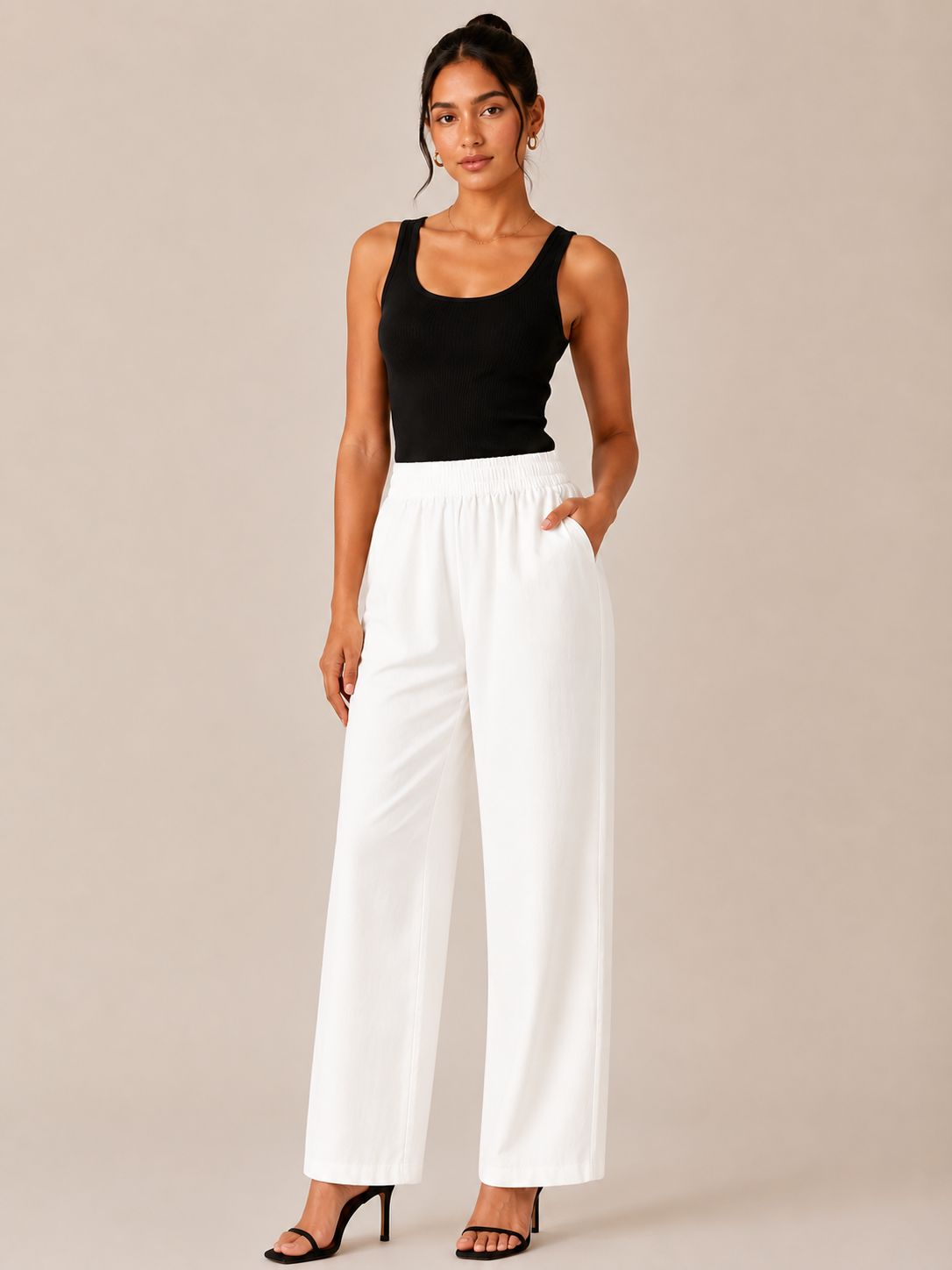 Off- White & White  Pant