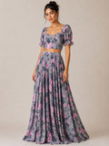 Floral Top & Maxi Skirt