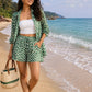 Emerald Wave Bow-Tie cord set