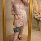 Blush Satin Co-Ord Set