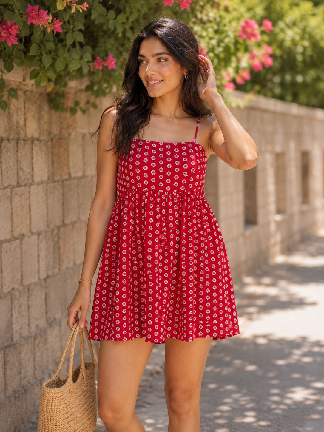 Scarlet Bloom Co-ord Set