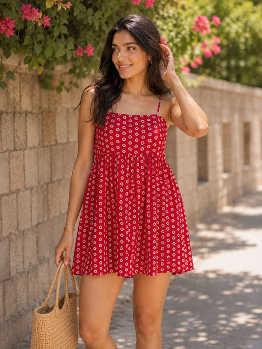 Scarlet Bloom Co-ord Set