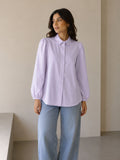 Lavender Breeze Cotton Shirt