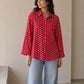 Crimson Bloom Shirt
